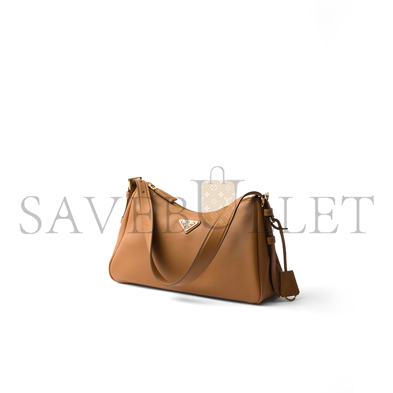 Pra*a aimÉe medium leather shoulder bag 1bc229 (31*18*10cm)
